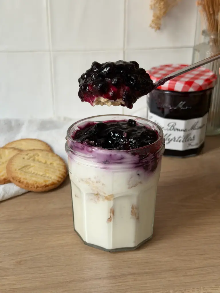 Cheesecake à la Confiture de myrtilles Bonne Maman 