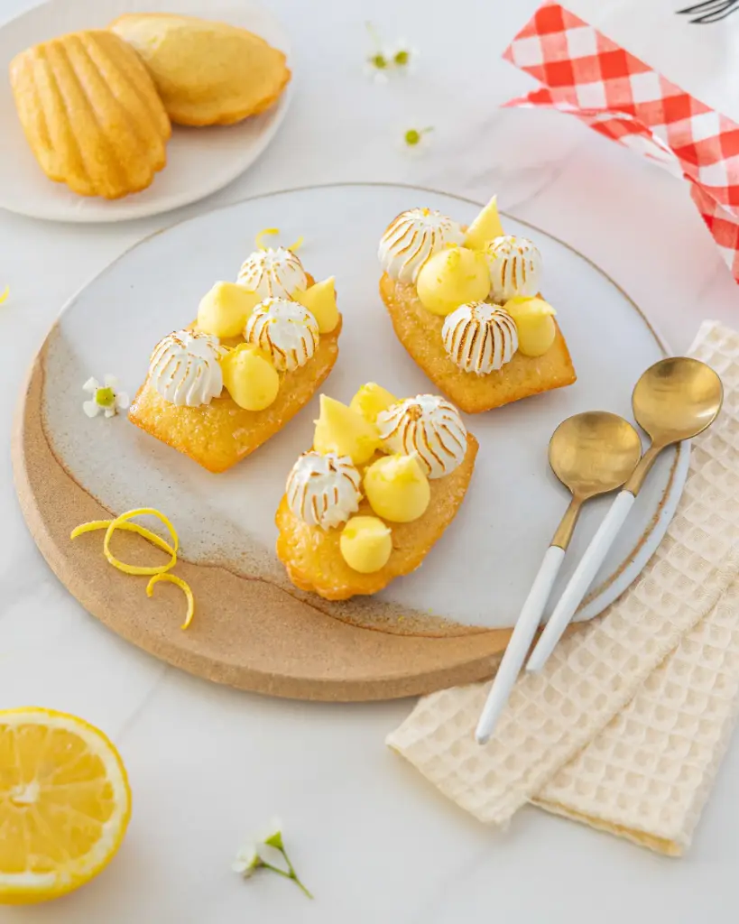 Les Madeleines Pur Beurre citron meringuées