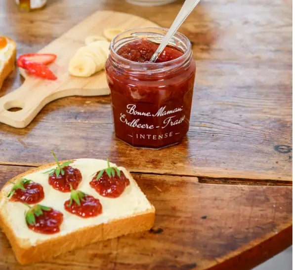 Tartines gourmandes avec de la Confiture
