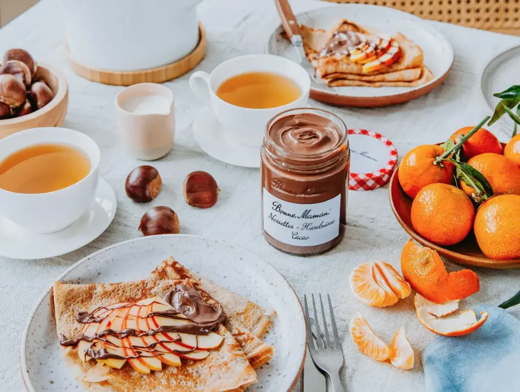 Crêpes à la farine de châtaigne