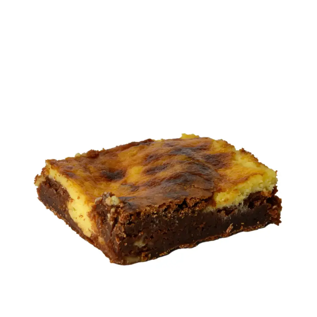 Brownie mit Cheesecake