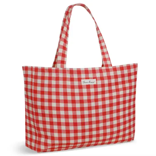 [B16119] Tasche Vichy rot